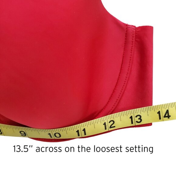 2 Victoria Secret Underwire Smooth Back T-shirt Bras 1 Pink and 1 Red Size 34D - Picture 13 of 14